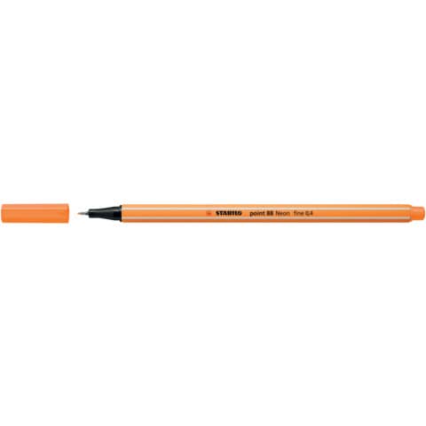Fineliner Stabilo Point 88® 0,4 mm arancio neon 88/054